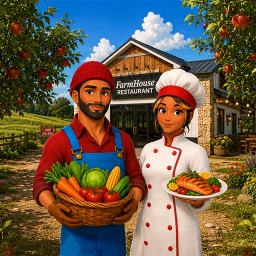 Значок My Farm To Diner Simulator